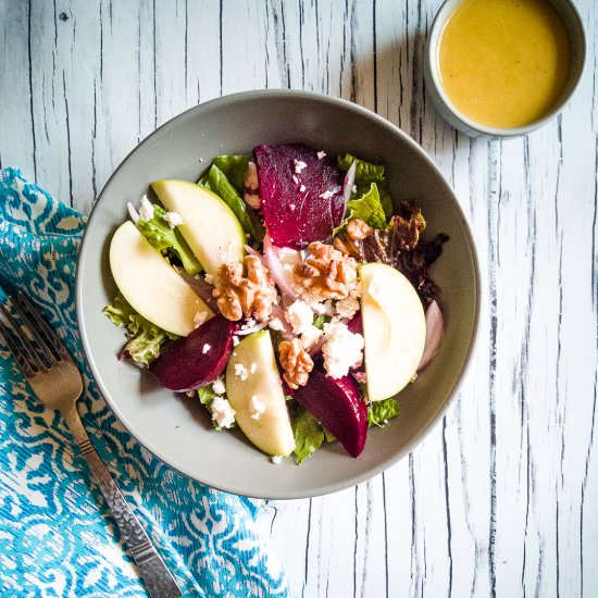 Roasted beetroot salad - Recipe photo by cookeatlivelove