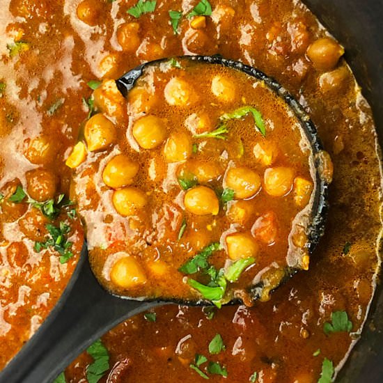 Indian Chickpea Curry - Recipe photo by 1PotRecipes
