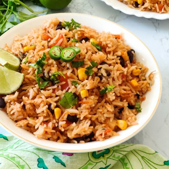 Easy Mexican Rice - Recipe photo by greenbowl2soul