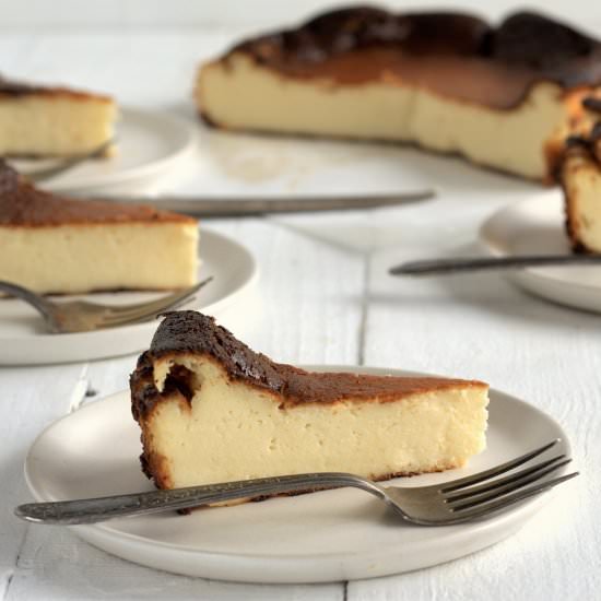 burnt basque cheesecake - Recipe photo by davebakes