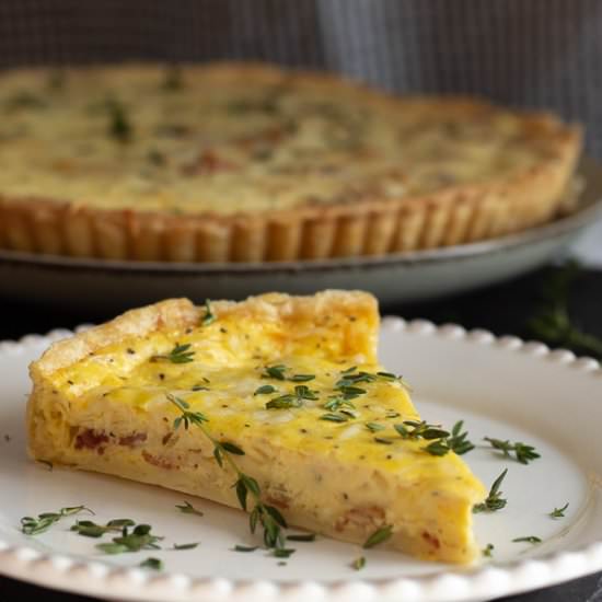 Quiche Lorraine - Recipe photo by HungryEnoughToEatSix
