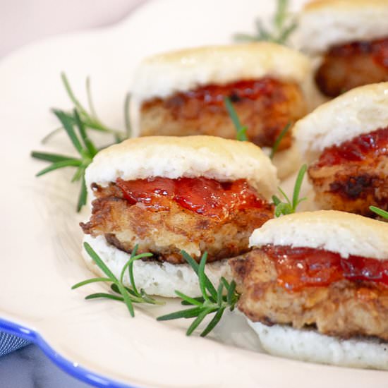 Red Pepper Jelly Chicken Biscuits - Recipe photo by House of Elyn Ryn