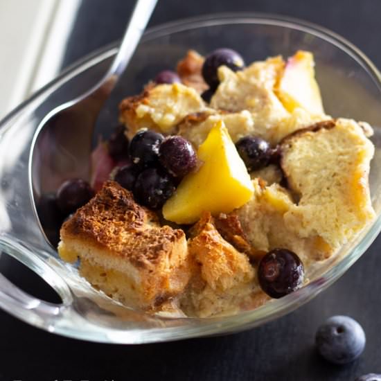 Blueberry & Mango Bread Pudding - Recipe photo by HungryEnoughToEatSix
