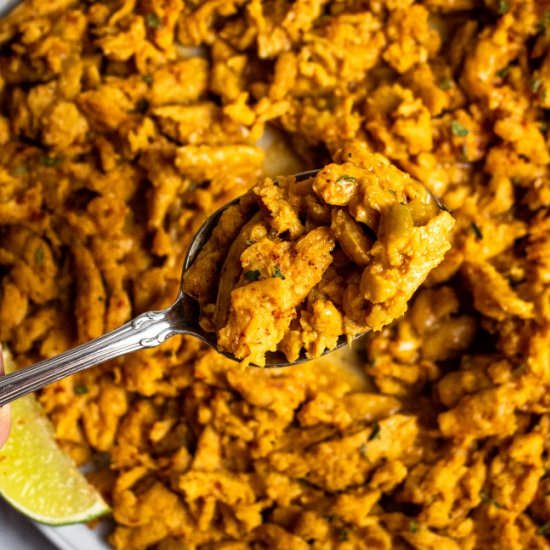 Vegan Tequila Taco Meat - Recipe photo by PlantPowerCouple