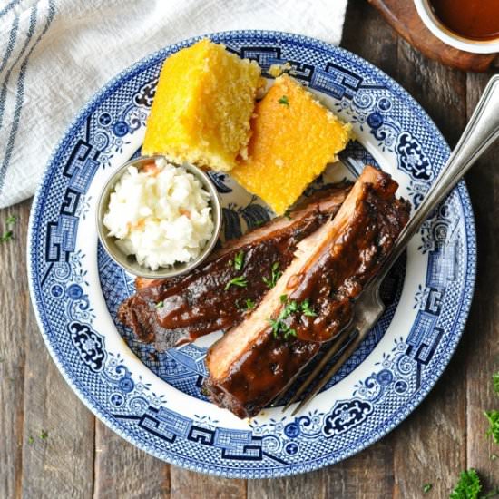 Crock Pot Ribs - Recipe photo by The Seasoned Mom