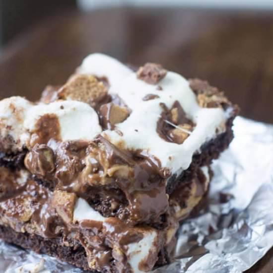 Reese’s Marshmallow Bars - Recipe photo by sweetbasil