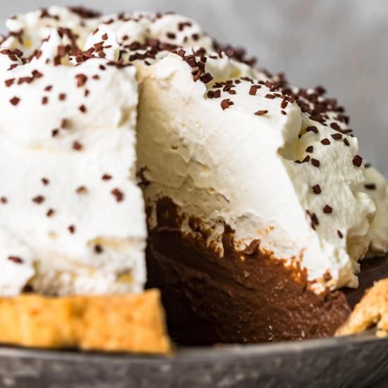 Chocolate Cream Pie! - Recipe photo by the cookie rookie