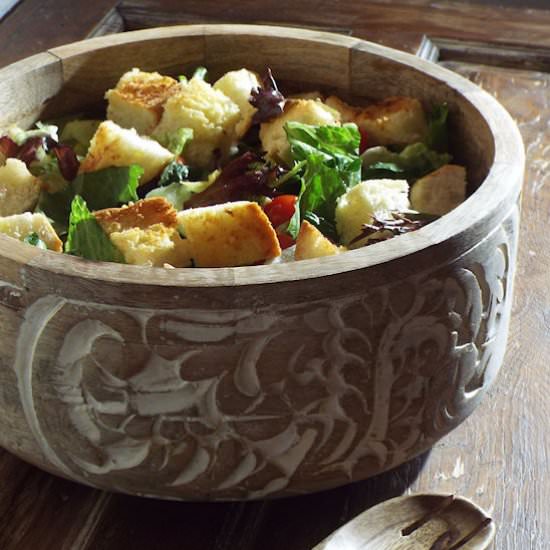 Salad with Mixed Greens - Recipe photo by Taste of Lime