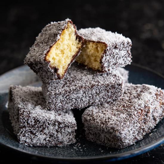 Simple Lamington Recipe - Recipe photo by Wandercooks