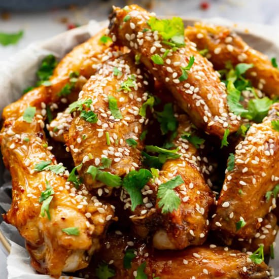 Honey Glazed Chicken Wings! - Recipe photo by the cookie rookie