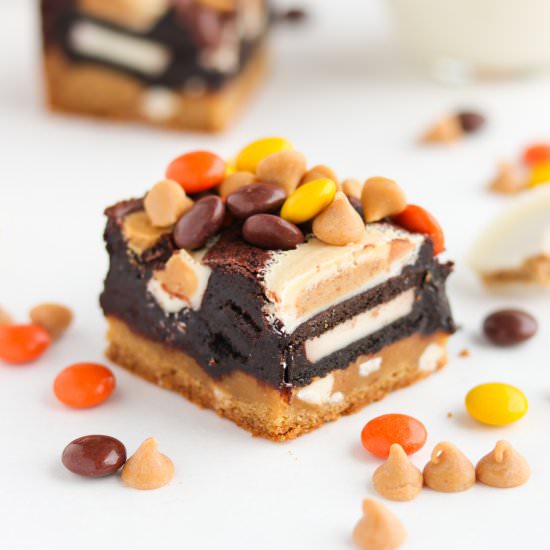 Triple Decker Brownies - Recipe photo by A baJillian Recipes