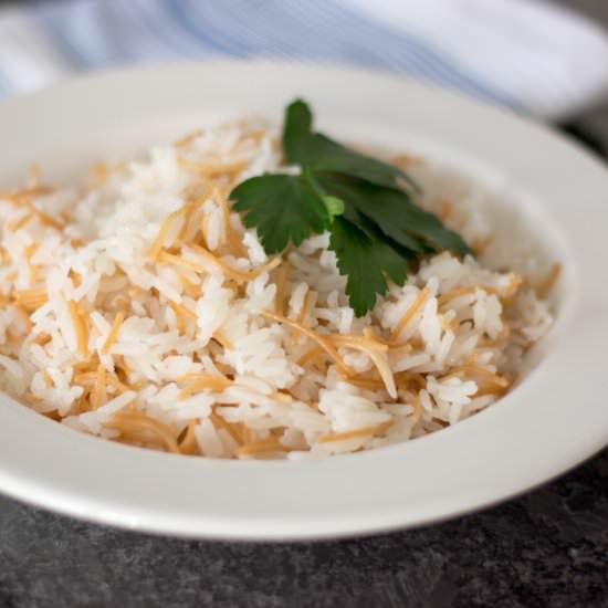 Lebanese Rice w/ Vermicelli Noodles - Recipe photo by SimplyLebanese