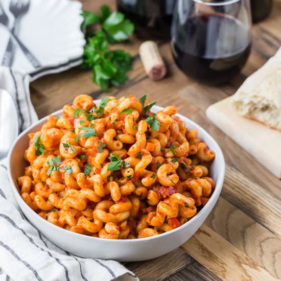 Pasta with Pancetta - Recipe photo by rachelcooksblog
