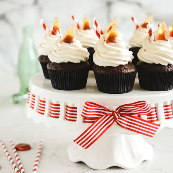 Chocolate Cola Cupcakes - Recipe photo by TheCakeChica