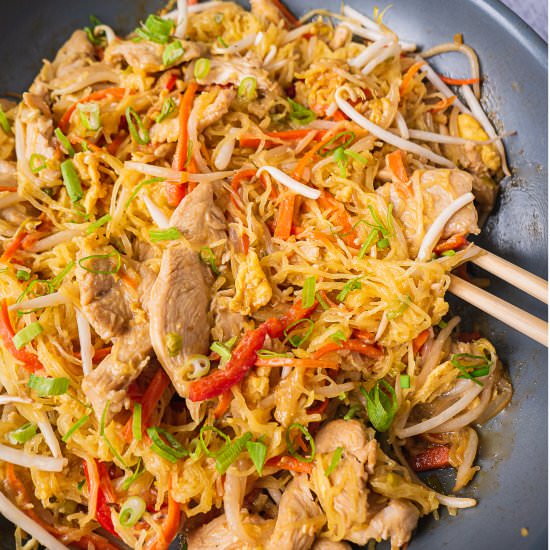Chicken Pad Thai (Whole30) - Recipe photo by Shuangys Kitchensink