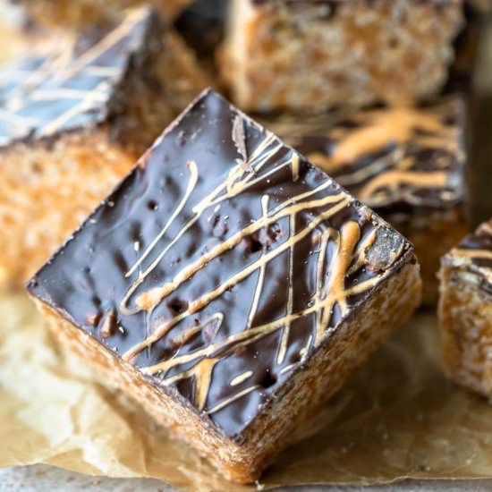 Butterscotch Rice Krispie Treats - Recipe photo by ihearteating