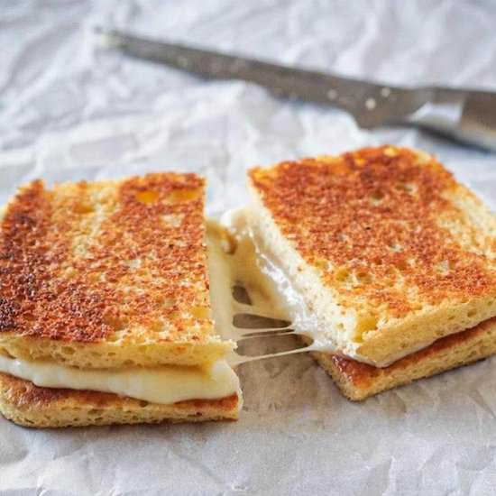 Keto Grilled Cheese - Recipe photo by HereToCook