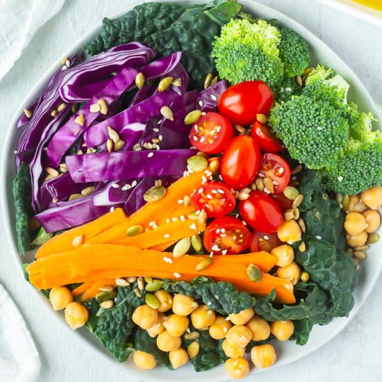 Kale Detox Salad - Recipe photo by Delicious Little Bites
