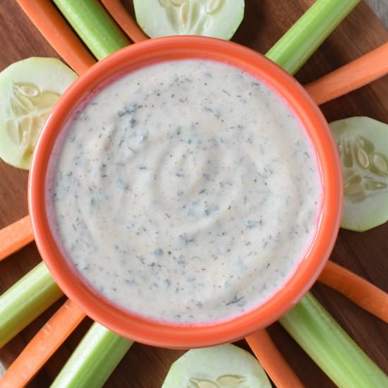Oil-Free Vegan Ranch Dip & Dressing - Recipe photo by Watch Learn Eat