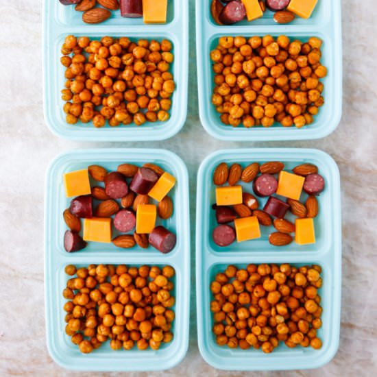 Air Fryer Cinnamon Sugar Chickpeas - Recipe photo by mealpreponfleek