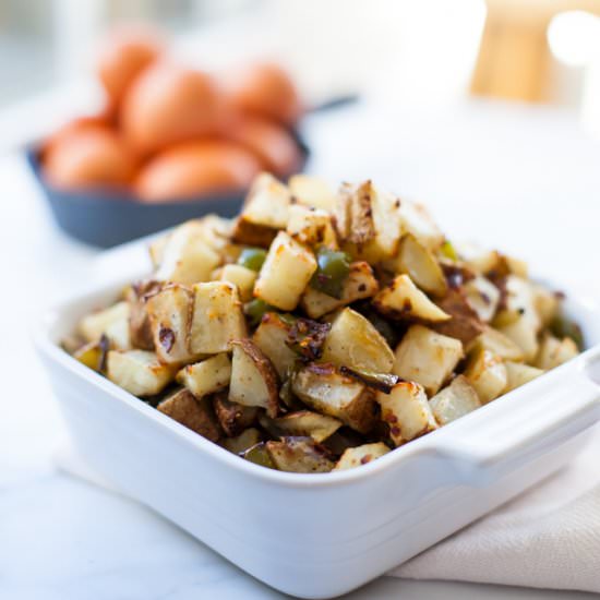 Air Fryer Hash Browns - Recipe photo by thymeandjoy