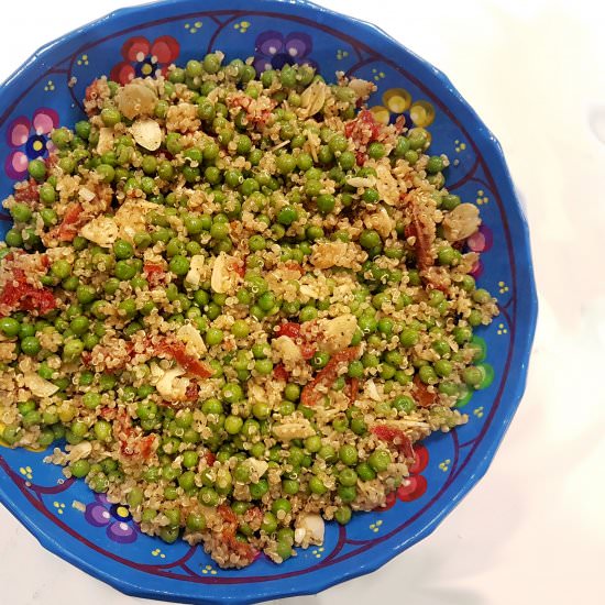 Green Pea Quinoa Salad - Recipe photo by Cooking and Cooking