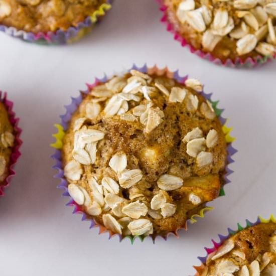 Apple Oatmeal Muffins - Recipe photo by dwayland