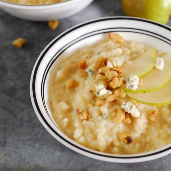 INSTANT POT PEAR GORGONZOLA RISOTTO - Recipe photo by aducksoven