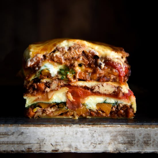 Gluten free, veg and FODMAP lasagne - Recipe photo by georgeats