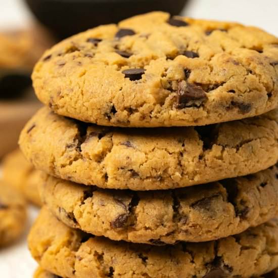 Peanut Butter Chocolate Chip Cookie - Recipe photo by gimmethatflavor