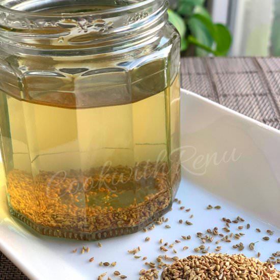Ajwain Water | Carom seeds Tea - Recipe photo by cookwithrenu