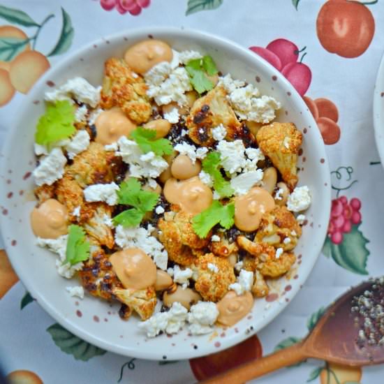 Spicy Roasted Cauliflower Salad - Recipe photo by Mummys FastandEasy