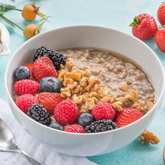 Hippie Breakfast Porridge - Recipe photo by cleanfooddirtygirl