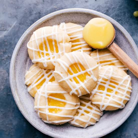 Lemon Curd Cookies - Recipe photo by Chelsea Lords