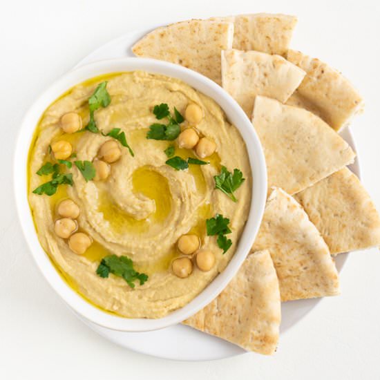 Roasted Garlic Hummus - Recipe photo by purelykaylie