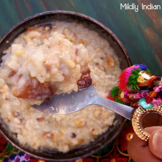 Jackfruit and rice Pongal - Recipe photo by Mildlyindian