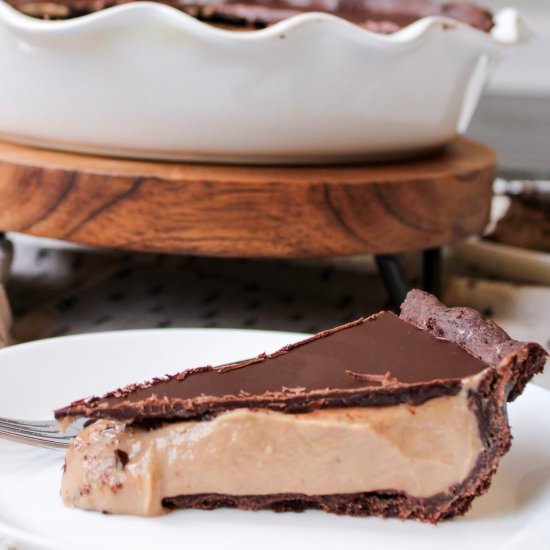 Chocolate Coffee Pie - Recipe photo by Bakes and Blunders