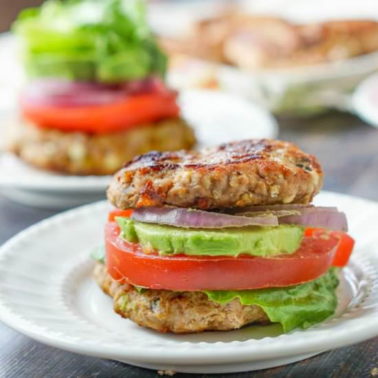 Everything Spice Keto Turkey Burger - Recipe photo by MyLifeCookbook