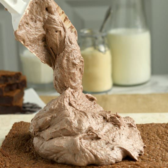 Malted Chocolate Frosting - Recipe photo by eileen.baking-sense