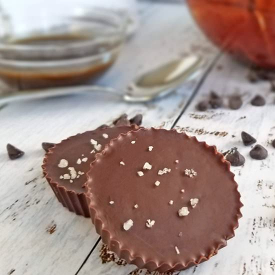 caramel cups (keto) - Recipe photo by forkfreedom