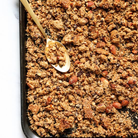 Chewy Gluten Free Granola - Recipe photo by naturallylara