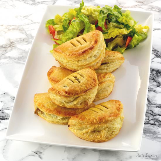 Creamy Mushroom Turnovers - Recipe photo by pattysaveurs