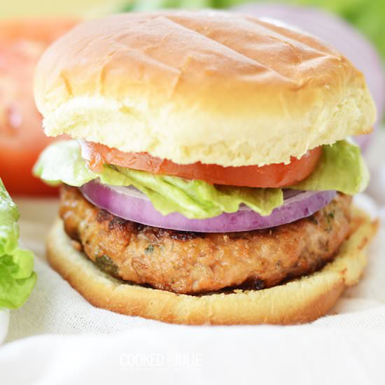 Salmon Burgers - Recipe photo by cookedbyjulie
