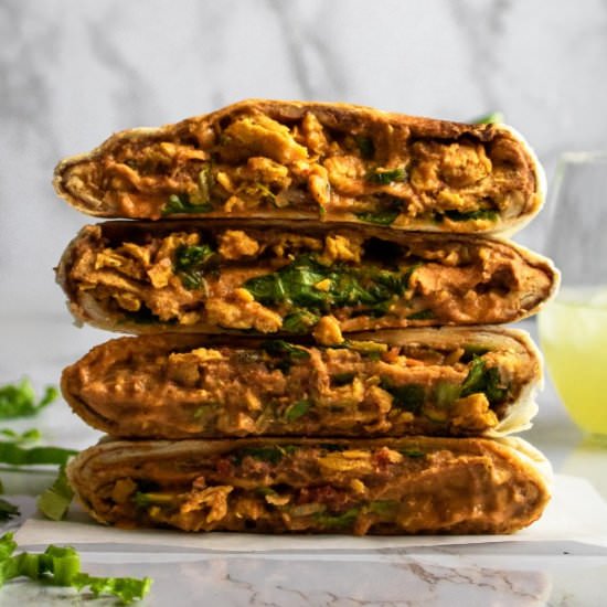 Vegan Crunchwrap - Recipe photo by PlantPowerCouple