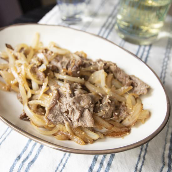 Miso beef stir-fry - Recipe photo by foodmakesmehappy