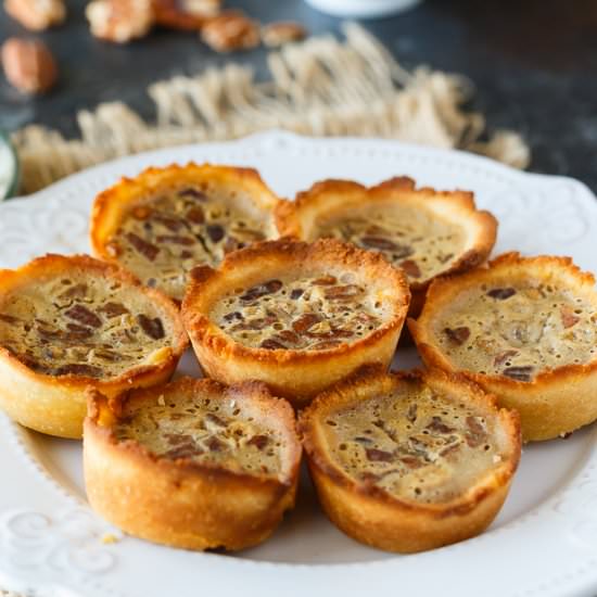 Keto Pecan Butter Tarts - Recipe photo by simplystacie