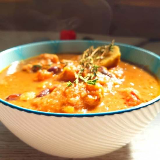 The Best Vegan Red Pea Soup… Ever! - Recipe photo by Justina Elumeze