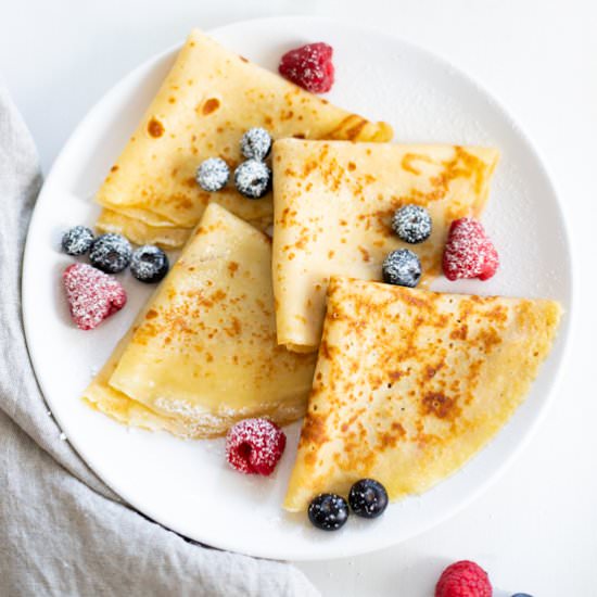 Russian Blini (Crepes) - Recipe photo by anyascookbook