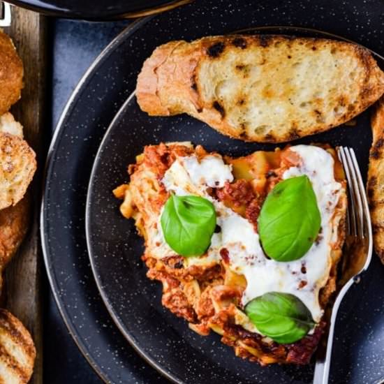 Crockpot Lasagna - Recipe photo by linger
