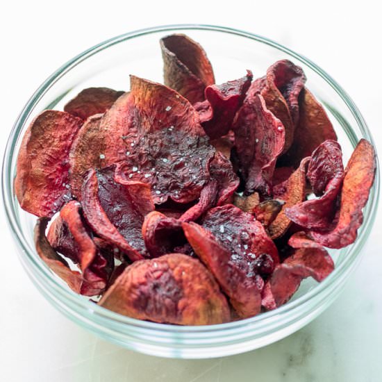 Air Fryer Beet Chips - Recipe photo by LifesLittleSweets